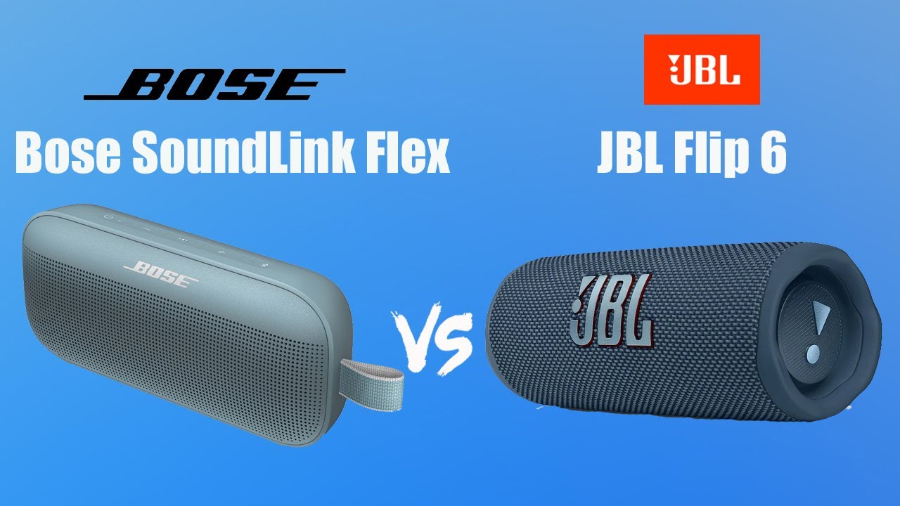 bose soundlink flex vs jbl flip 6 specs