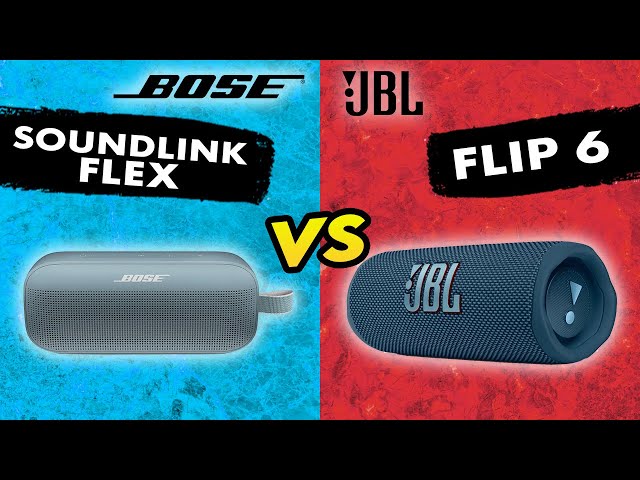 bose soundlink flex vs jbl flip 6 specs