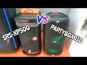 sony srs-xp500 vs jbl partybox 110 specs