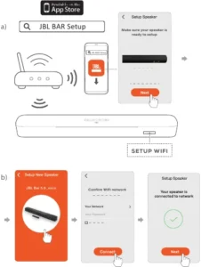 how to connect jbl 5.0 soundbar to wifi