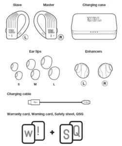 jbl endurance earbuds pairing say 115