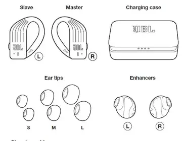 jbl endurance earbuds pairing say 115