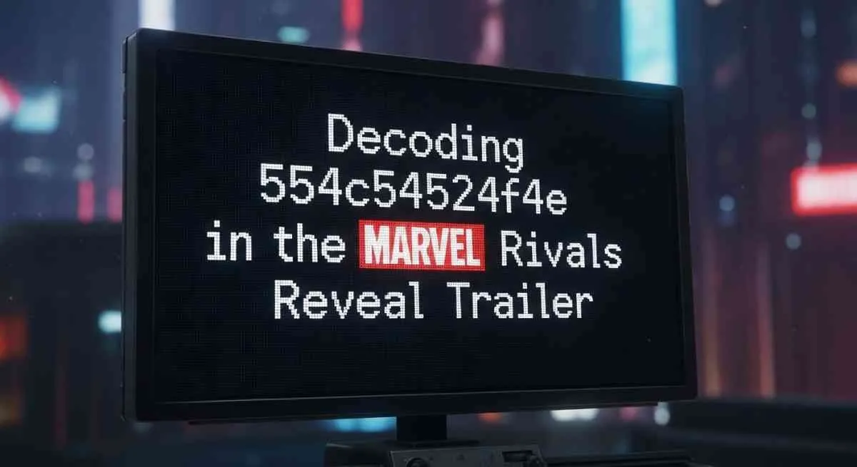 Decoding 554c54524f4e in the Marvel Rivals Reveal Trailer